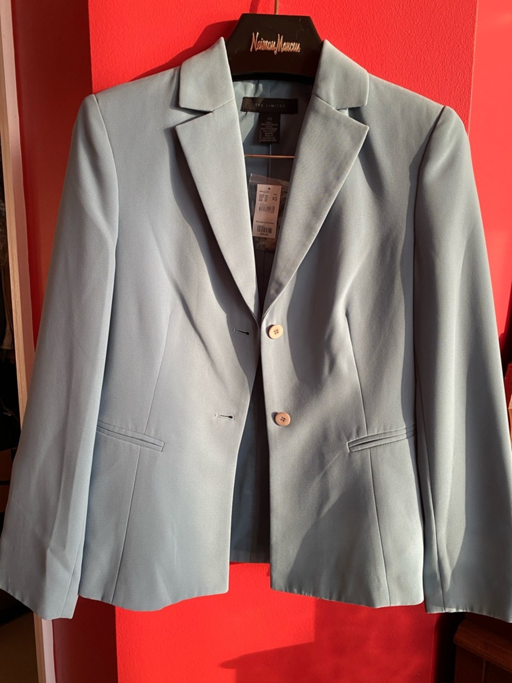 The Limited Teal Single-Breasted Blazer NWT